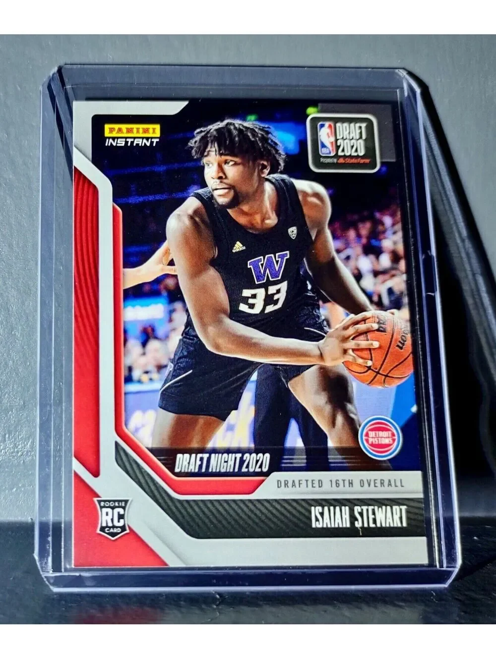 Isaiah Stewart 2020-21 Panini Draft Night #36 Basketball Rookie Card 1 of 281